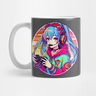 Gaming addict gamer girl Mug